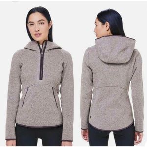 Lululemon fleece and thank you pullover size 10